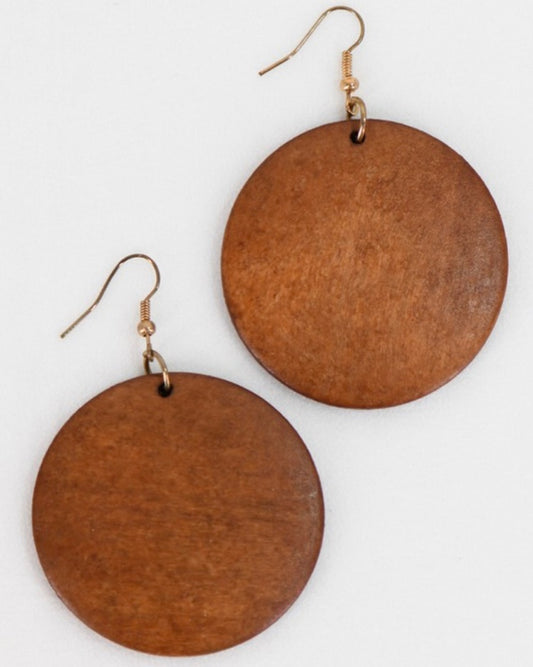 Boho Wood Earrings