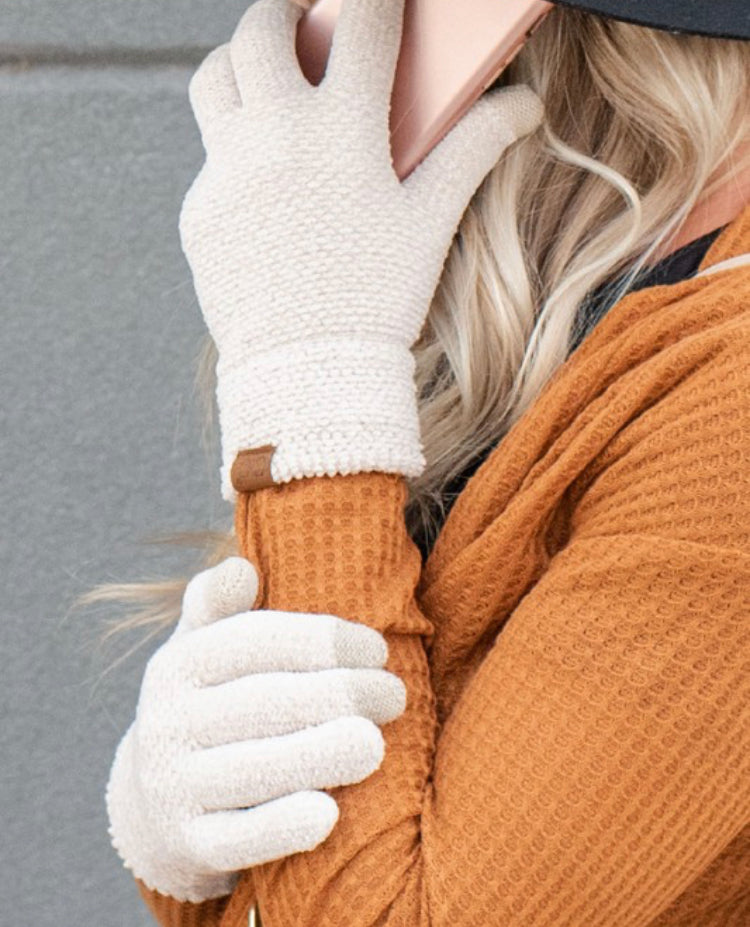 Chenille Touchscreen Gloves